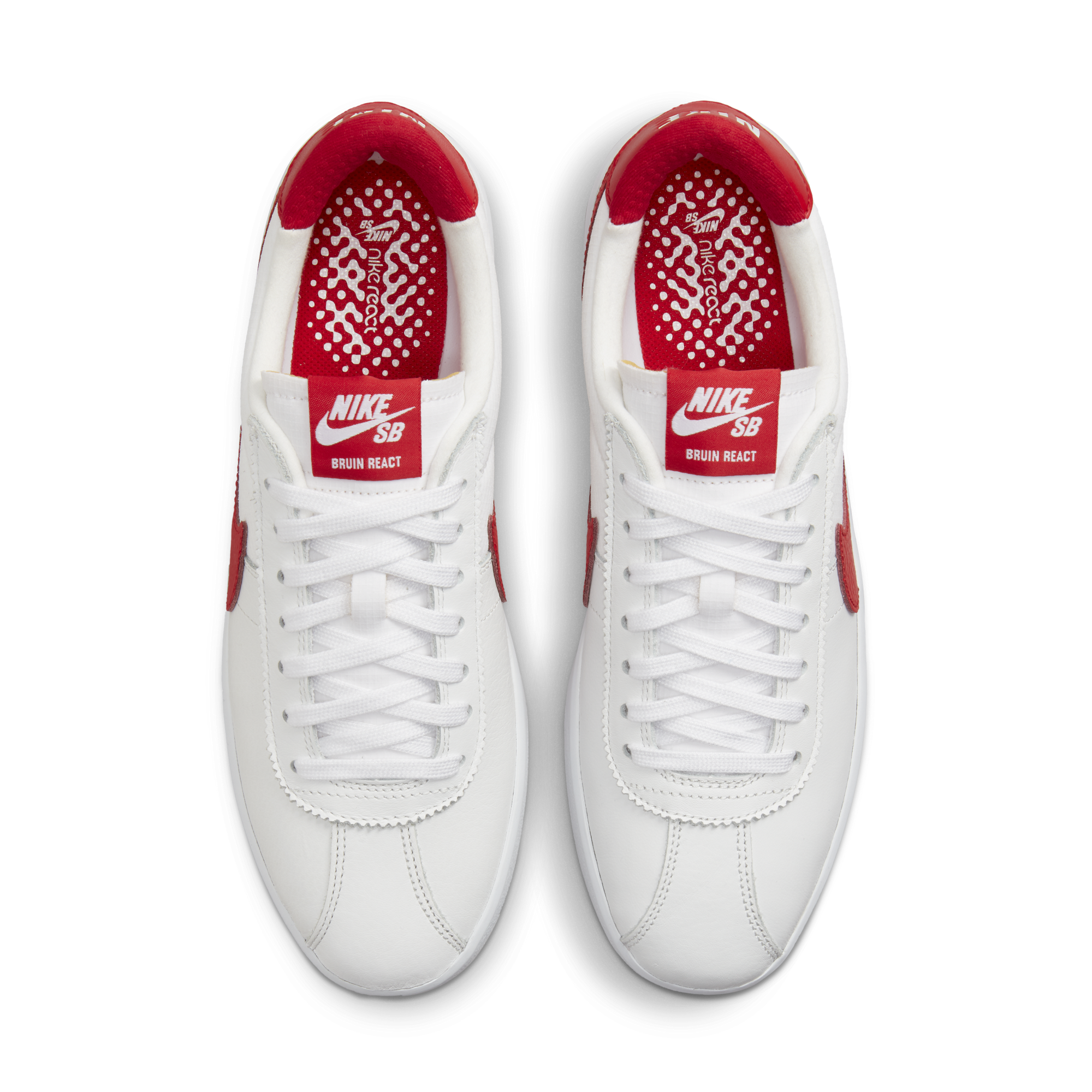 Nike SB BRUIN REACT Summit White/University Red｜ANCHOR SKATE SHOP