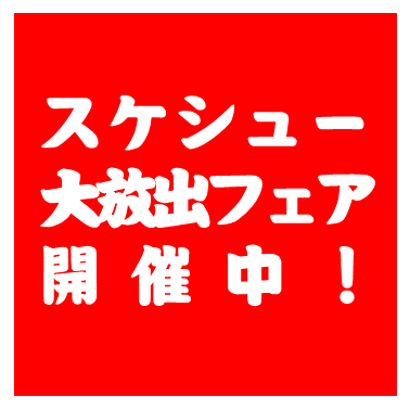 【NEWS】夏の本番直前！スケシュー大放出フェア開催！